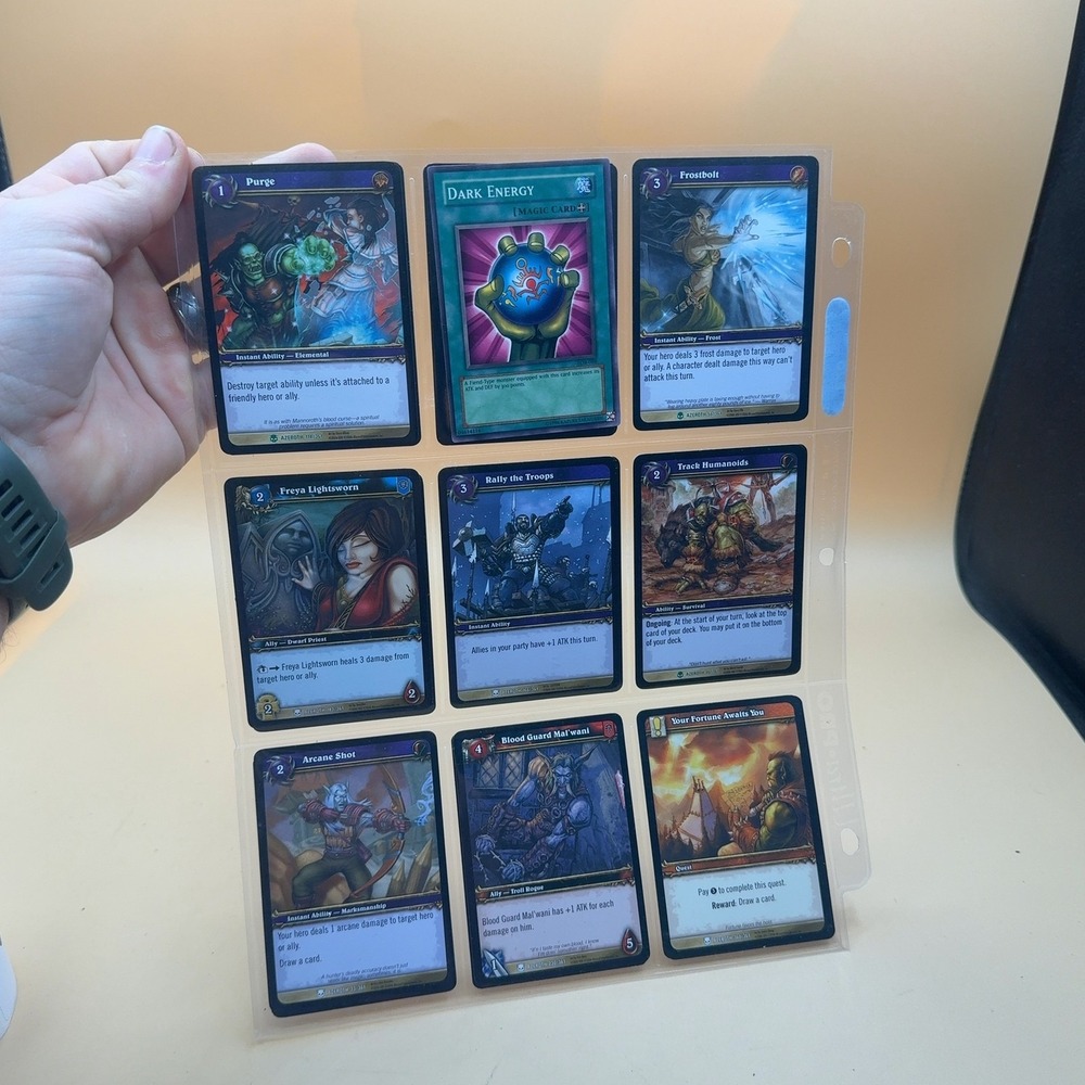 World of Warcraft WoW TCG Trading Card Lot 18 Cards Azeroth Outland Mixed Set